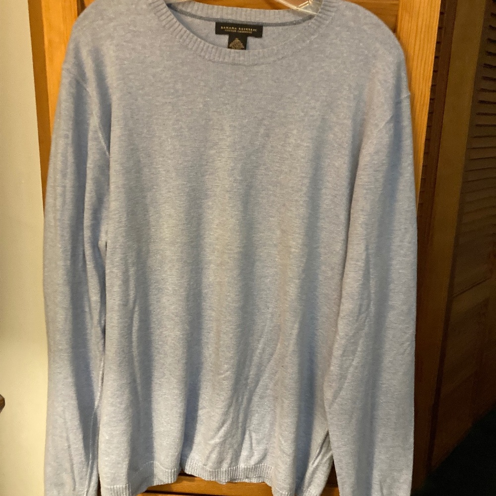 Banana Republic XL Cashmere Cotton crew neck sweater